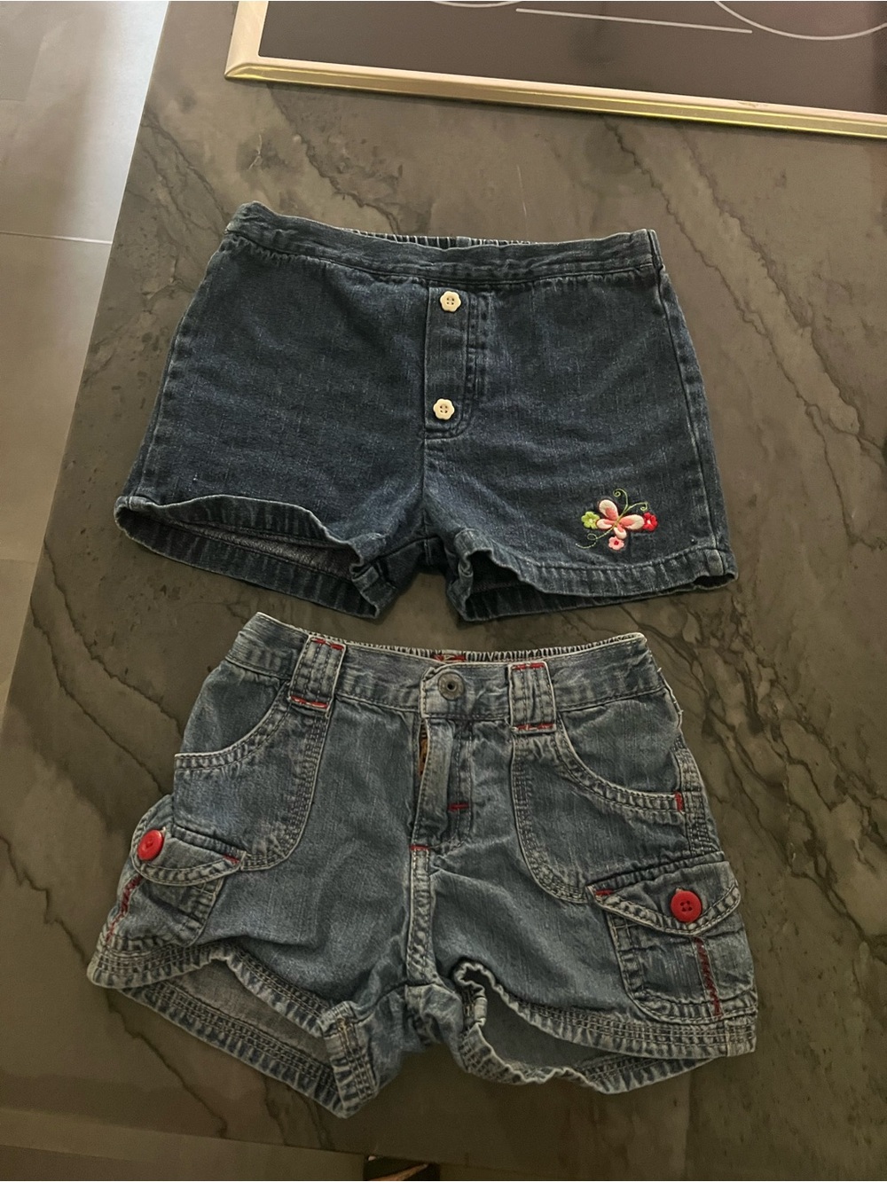 Vintage Girls' Denim Shorts 4T